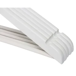 White Wooden Hangers - 8 Pack 4 White Wooden Hangers - 8 Pack -Keter Store 12822503 2984878808199982
