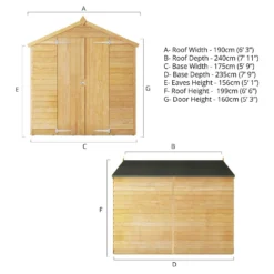 Mercia 8 X 6ft Overlap Apex Windowless Shed - Installation Included 8 Mercia 8 X 6ft Overlap Apex Windowless Shed - Installation Included -Keter Store 12822593 1225033255951883
