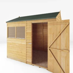 Mercia 8 X 6ft Overlap Reverse Apex Shed - Installation Included -Keter Store 12822598 2065033255723949