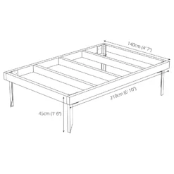 Mercia 7x5ft Pressure Treated Wooden Shed Base - Installation Included -Keter Store 12822604 9104832960786634