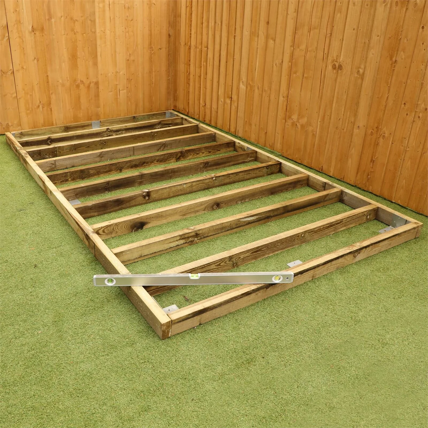 Mercia 10x6ft Pressure Treated Wooden Shed Base - Installation Included Mercia 10x6ft Pressure Treated Wooden Shed Base - Installation Included -Keter Store 12822605 1364832958499374