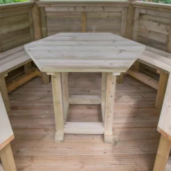 Forest (Installation Included) Thatch Roof Furnished Gazebo - 3m - Green 7 Forest (Installation Included) Thatch Roof Furnished Gazebo - 3m - Green -Keter Store 12823705 9844833216857508