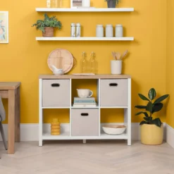 Clever Cube 2x3 Storage Unit With Legs - White -Keter Store 12824157 1365023649147679