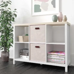 Clever Cube 2x3 Storage Unit With Legs - White -Keter Store 12824157 7975023649243211