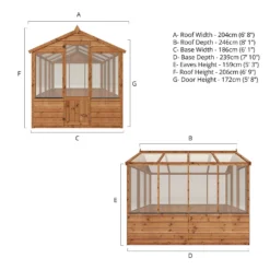 Mercia 8 X 6ft Traditional Greenhouse - Incl. Installation -Keter Store 12825395 1435028839978562