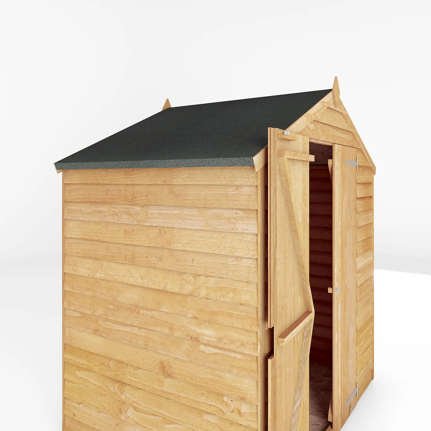 Mercia 4 x 6ft Overlap Apex Windowless Shed - incl. Installation Mercia 4 X 6ft Overlap Apex Windowless Shed - Incl. Installation -Keter Store 12825396 1595023716443910