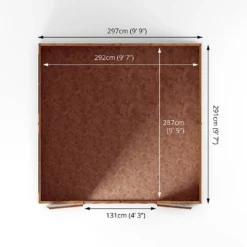 Mercia 10 X 10ft Overlap Apex Shed - Incl. Installation -Keter Store 12825398 1575047801171206