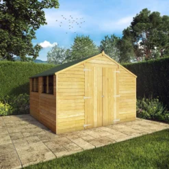 Mercia 10 X 10ft Overlap Apex Shed - Incl. Installation -Keter Store 12825398 9935047800569406