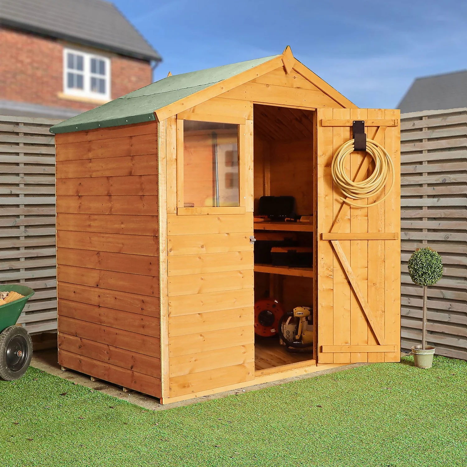 Mercia 4 x 6ft Shiplap Apex Shed - Included Installation Mercia 4 X 6ft Shiplap Apex Shed - Included Installation -Keter Store 12825402 1264989436854954