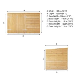 Mercia 6 X 4ft Overlap Pent Bike Shed - Incl. Installation -Keter Store 12825547 1374989186850584