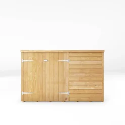 Mercia 6 X 4ft Overlap Pent Bike Shed - Incl. Installation -Keter Store 12825547 1454989186671628