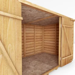 Mercia 6 X 4ft Overlap Pent Bike Shed - Incl. Installation -Keter Store 12825547 3514989186722643