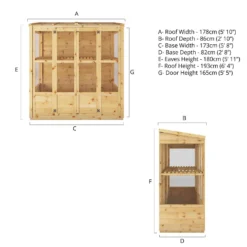 Mercia Tall Wall Greenhouse - Incl. Installation -Keter Store 12825554 1114996230718173