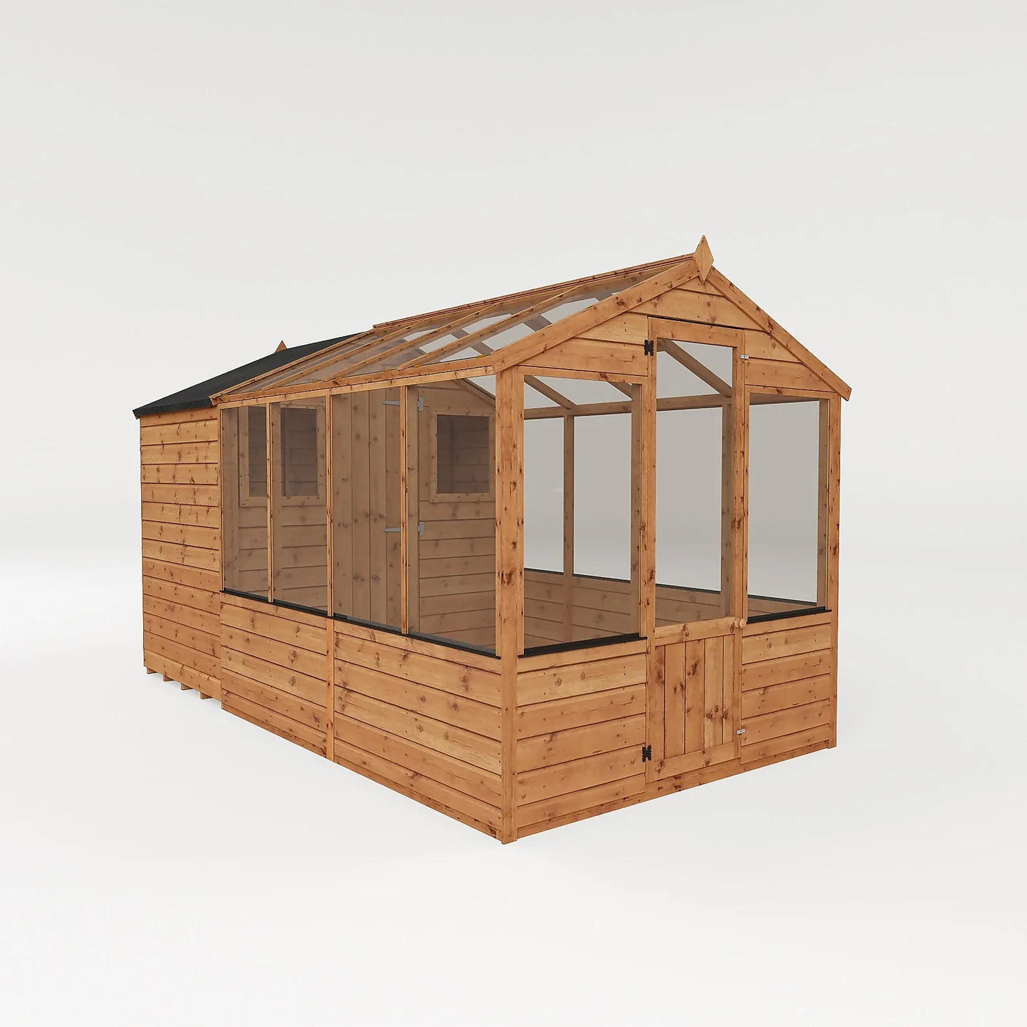 Mercia 12 x 6ft Traditional Apex Greenhouse Combi - Installation Included Mercia 12 X 6ft Traditional Apex Greenhouse Combi - Installation Included -Keter Store 12825710 9664976510841462