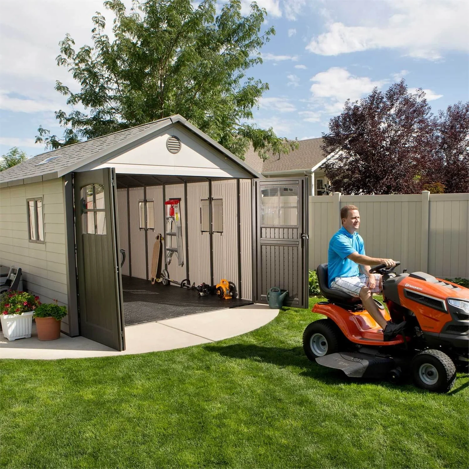 Lifetime 11x21 ft Outdoor Storage Shed Lifetime 11x21 Ft Outdoor Storage Shed -Keter Store 12826448 5874833222314181