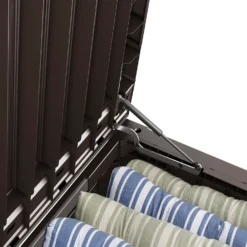 Keter Westwood Outdoor Garden Storage Box 570L - Brown -Keter Store 12828828 8004858568533320