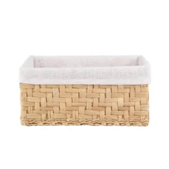 White & Natural Water Hyacinth Baskets - Set Of 3 -Keter Store 12829228 1914832982484926