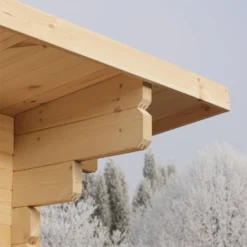 Forest Mendip 5.0m X 4.0m Log Cabin Double Glazed, 24kg Polyester Felt, Plus Underlay - Installation Included -Keter Store 12833121 1774833197745054