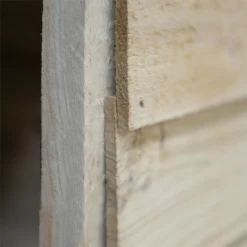 Forest 8 X 6ft Overlap Pressure Treated Apex Shed - Double Door 4 Windows -Keter Store 12833293 1564833197884116