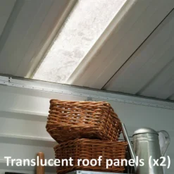 Yardmaster 8x6ft Shiplap Metal Shed -Keter Store 12834213 1405040005634645