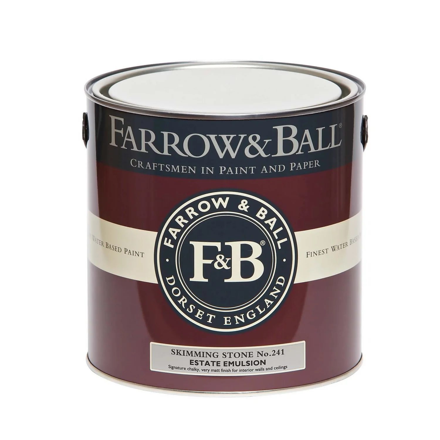 Farrow & Ball Estate Matt Emulsion Paint Skimming Stone - 2.5L Farrow & Ball Estate Matt Emulsion Paint Skimming Stone - 2.5L -Keter Store 12838294 1804952919178824