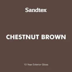 Sandtex® Exterior 10 Year Gloss Paint Chestnut Brown - 750ml -Keter Store 12838516 1084872088039593