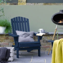 Sandtex® Exterior 10 Year Gloss Paint Oxford Blue - 750ml -Keter Store 12839227 3524872088219809