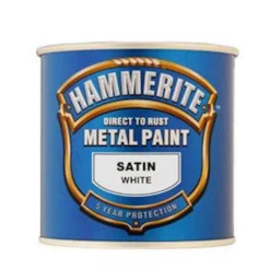 Hammerite White - Satin Exterior Metal Paint - 250ml
