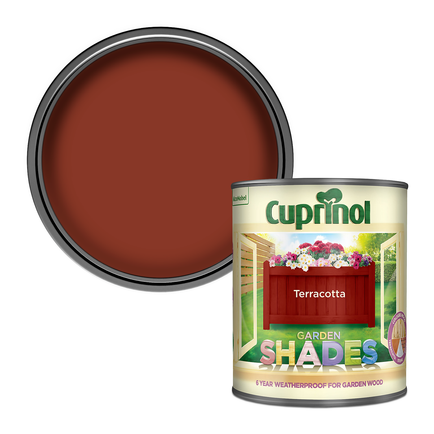 Cuprinol Garden Shades Terracotta - 1L Cuprinol Garden Shades Terracotta - 1L -Keter Store 12840908 2704949842835259