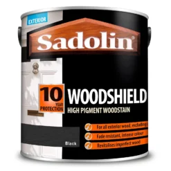Sadolin Woodshield Woodstain Black - 2.5L -Keter Store 12841312 1894951406684856