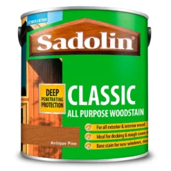 Sadolin Classic All Purpose Woodstain Antique Pine - 2.5L -Keter Store 12845189 1554955540987586