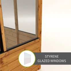 Country Living Southwell 8 X 4ft Premium Lean To Greenhouse Painted + Installation - Thorpe Towers -Keter Store 12876015 9204843879498107