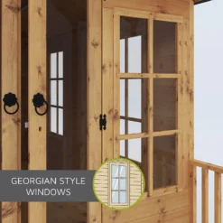 Country Living Tuxford 12 X 8ft Premium Traditional Summerhouse Painted + Installation - Thorpe Towers -Keter Store 12877400 3505040028393620