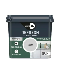 Maison Deco Refresh Kitchen Cupboards, Worktops & Splashbacks Paint Pebble - 750ml