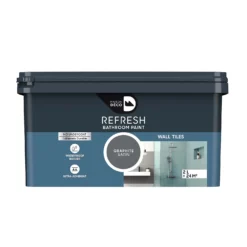 Maison Deco Refresh Bathroom Wall Tile Paint Graphite - 2L