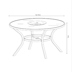 Misali 6 Seater Garden Dining Set -Keter Store 12881492 5834948030746531