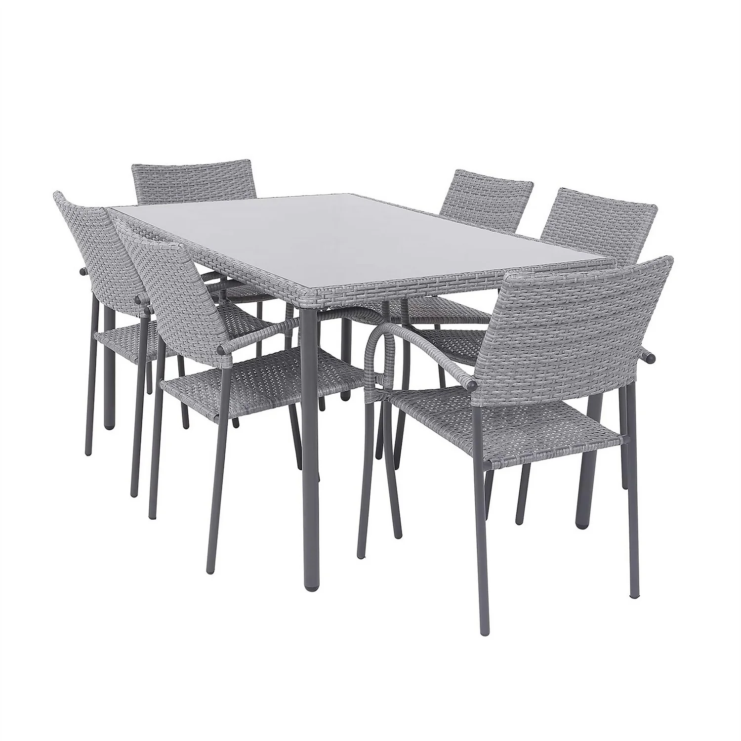 Bambrick 6 Seater Garden Dining Set Bambrick 6 Seater Garden Dining Set -Keter Store 12881493 3714948030602606