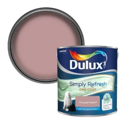 Dulux Simply Refresh One Coat Matt Emulsion Paint Pressed Petal - 2.5L