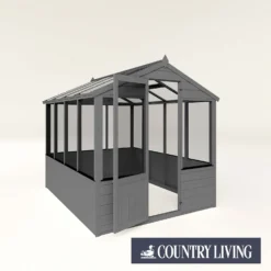 Country Living Kelham 8 X 6ft Traditional Greenhouse Painted + Installation - Thorpe Towers