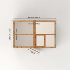 Country Living Kelham 4 X 6ft Traditional Greenhouse Painted + Installation - Thorpe Towers -Keter Store 12881656 1354843881569415