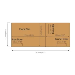 Mercia 10 X 4 Dog Kennel & Run -Keter Store 12883214 5294849535251932