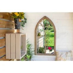 Church Window Outdoor Garden Mirror - 105cm 4 Church Window Outdoor Garden Mirror - 105cm -Keter Store 12883608 1194875470403912