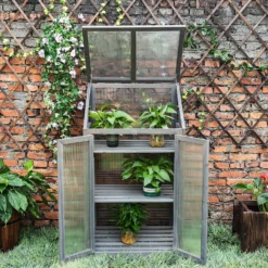 Wooden Greenhouse 3 Wooden Greenhouse -Keter Store 12884842 1285013038704632