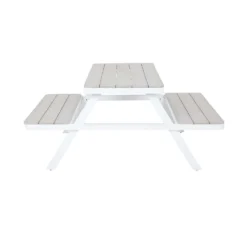 Picnic Bench - White & Grey -Keter Store 12885210 1354846186560357