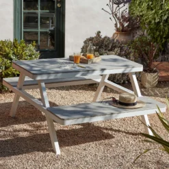 Picnic Bench - White & Grey -Keter Store 12885210 1454853415433776