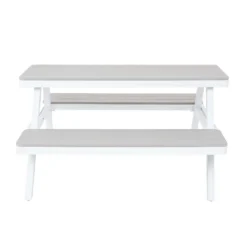 Picnic Bench - White & Grey -Keter Store 12885210 6344853415470190