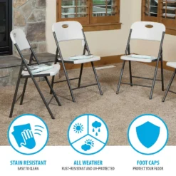 Lifetime Blow Moulded Folding Chair -Keter Store 12886299 3054913634232371