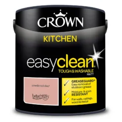 Crown Easyclean®Greaseguard+ Kitchen Matt Washable Multi Surface Paint Powdered Clay® - 2.5L -Keter Store 12886966 2004853416633062