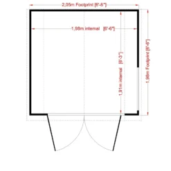 Shire Barn Style Shed - 7 X 7ft -Keter Store 12886994 6934849861329264