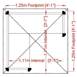 Shire Honeysuckle Corner Arbour - 4x4ft 5 Shire Honeysuckle Corner Arbour - 4x4ft -Keter Store 12887170 2754856509745751